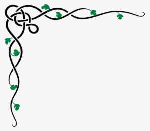 Corner Border Design Green #913618