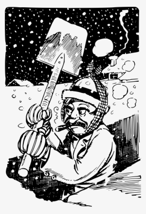 This Free Icons Png Design Of Man Shoveling Snow #913886