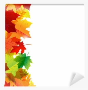 Leaves Falling Corner Border #914074