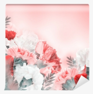 Floral Background Of Roses And Lilies, Wild Flowers - Carnation #914232