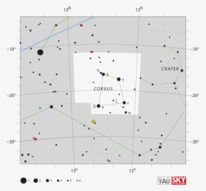 Corvus Constellation Map #914299