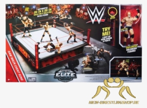Ring 056 P - Wwe Raw Elite Scale Ring With Goldberg #916429