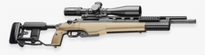 Shown With Rifle Scope, Folding Rear Stock, In Desert - Sako Trg M10 300 Win Mag #916503