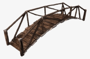 Curved Plank Bridge - Bridge 3d Model Free #916923