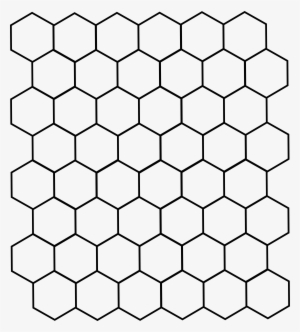 Hex Deco * - White Hexagon Tile Transparent #917280