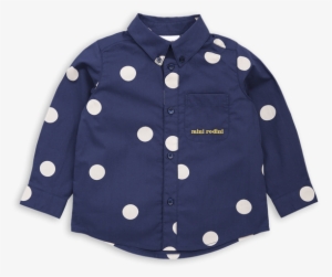 Mini Rodini Dot Woven Shirt Navy #917339