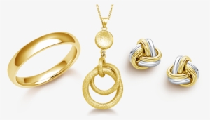 Gold Jewelry - Gold Ring And Necklace #917396