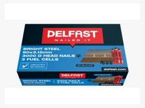 2003 Delfast D Head Nails 3000 Fuel Bright Steel #917682 2003 Delfast D Head Nails 3000 Fuel Bright Steel #917682