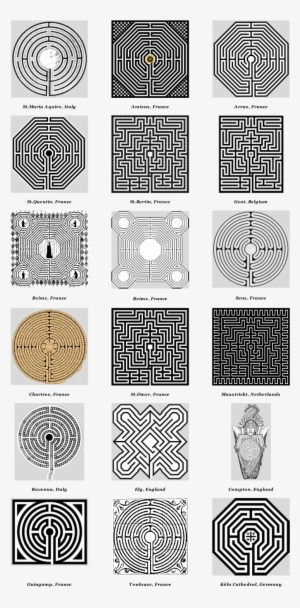 Church & Cathedral Labyrinths - Laberintos Y Geometria Sagrada #917713