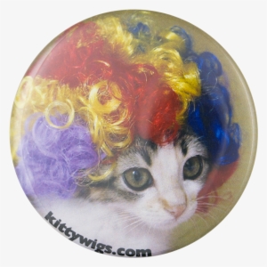 Kitty Wigs Rainbow Humorous Button Museum - Android Application Package #917744
