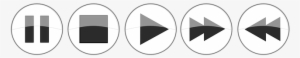 Flat, Icon, Media, Buttons, Player, Button - Media Player Buttons Transparent #918114