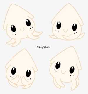 Chibi Squid By Daieny - Animales Kawaii Chibi Anime #918551