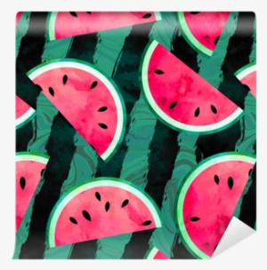 Fruity Seamless Vector Pattern With Watercolor Paint - Samsung Galaxy 5 Plånboksfodral Bunny #918632