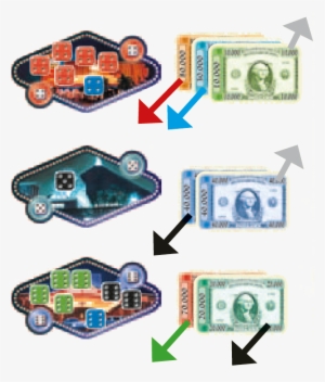 Anna Receives The $80,000 Note And Denny The $30,000 - Vegas Board Game Money #918856