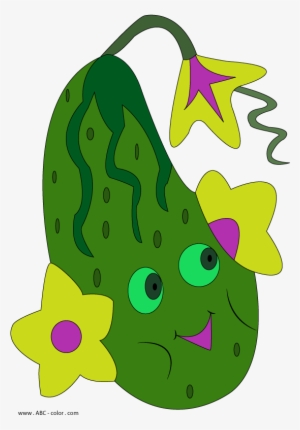 Cucumber Mask Raster Picture - Малюнок Огірка #918971