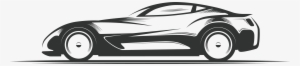 Sports Car Silhouette Png #918991