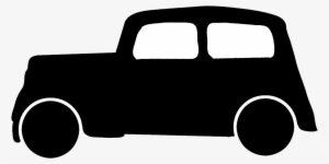 Car Silhouette - - Vintage Car Silhouette Png #919022