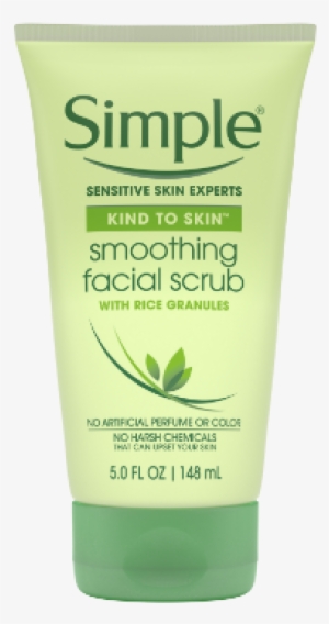 Simple Kind To Skin Smoothing Facial Scrub - Best Drugstore Exfoliator Face Wash #919175