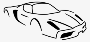 Ferrari Silhouette Png - Ferrari Sketch Png Transparent #919238