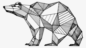 Drawn Bear Geometric #919263
