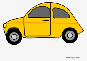 Yellow Car Free Clip Art - Yellow Car Clipart #919267