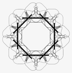 Geometric Motif 3 Outline Png Clip Arts #919505