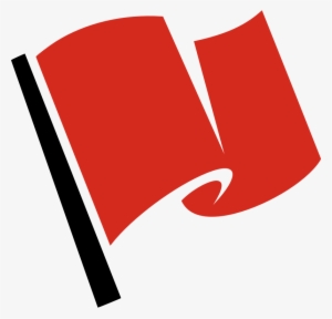 Red Flag Warning Png - Racing Flag Red Png #919764