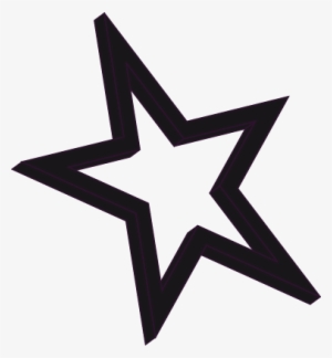 Silhouette Star Outline Wall Sticker Tenstickers - Estrellas Silueta #919765