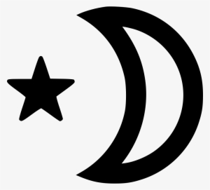 Night Clear Moon Star Outline Comments - Star In Ascii Code #919965