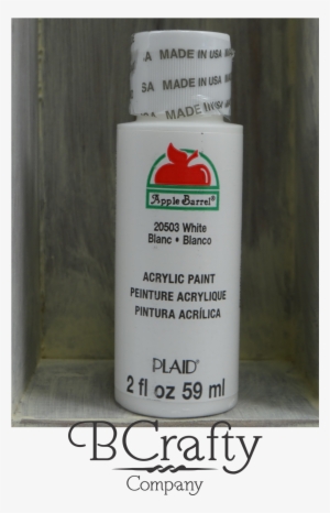 2oz White Craft Paint Apple Barrel #919967
