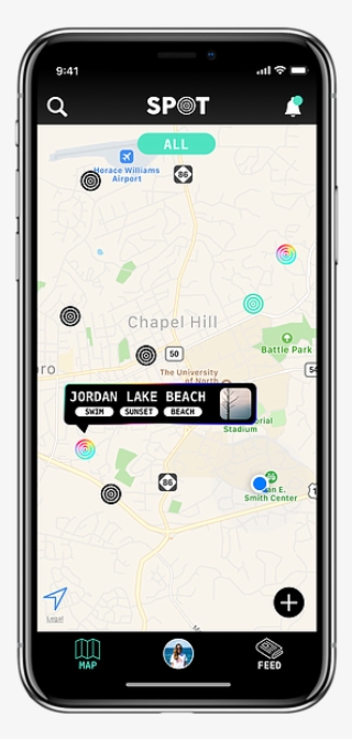 Sp0t Is A Mobile App That Gives You Access To A Customizable - Iphone #9100639