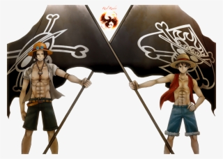 Portgas D Ace And Monkey D Luffy Render - One Piece Father Of Luffy #9101149