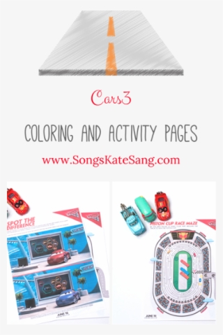 Disney•pixar's Cars 3 Coloring And Activity Pages - Poster #9101906
