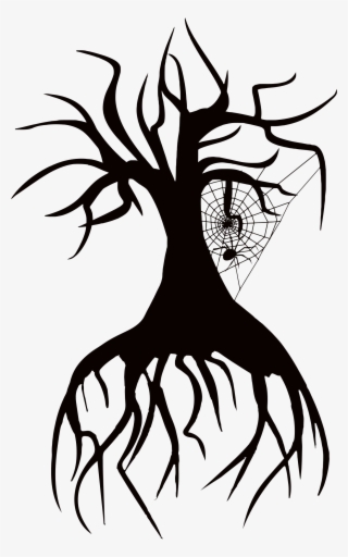 Big Image - Black Tree With Roots Png #9103153