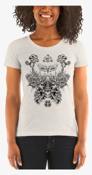 Jtreemothfinal Transparent Mockup Front Womens Oatmeal - Shirt #9103935
