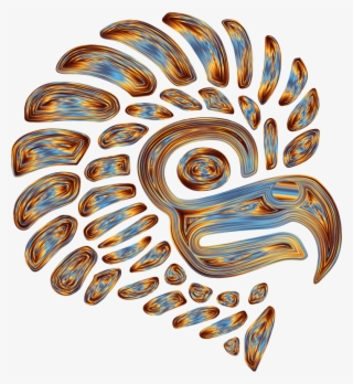 Medium Image - Silhouette Of A Mexican Eagle #9104528