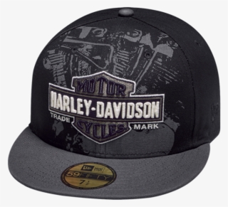 Men's Engine Print 59fifty Cap - Harley Davidson #9105450