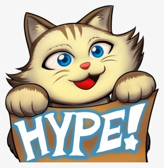 Hype Olympian Kitten - Cartoon #9106274
