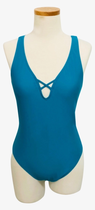 Women's Strappy Front One Piece Swimsuit - Maillot #9107258