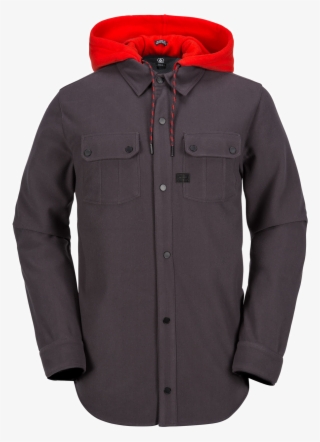 Volcom Field Bonded Flannel In Vintage Black - Volcom #9107333