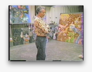 Robert Beauchamp Stands In His Studio Surrounded By - Snapshot #9107334