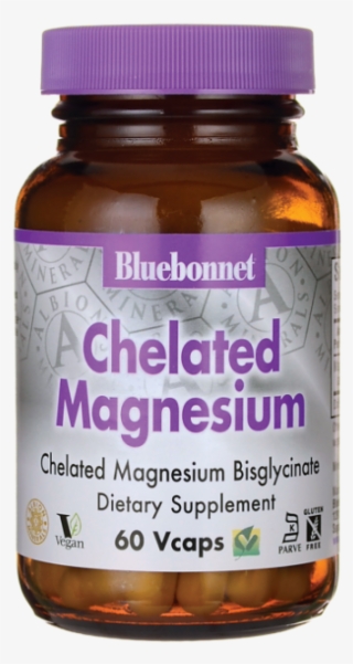 Bluebonnet Nutrition Chelated Magnesium 200 Mg 60 Vcaps - Chelated Magnesium #9107478