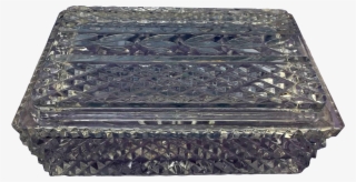 Vintage Galway Irish Crystal Glass Box Trinkets Candy - Box #9108702