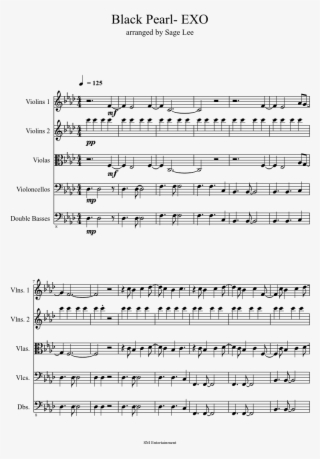 Black Pearl- Exo Sheet Music 1 Of 12 Pages - Rock You Like A Hurricane Tuba #9109699