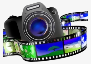 Ftestickers Camera Film Neon Blue - Photography #9109913