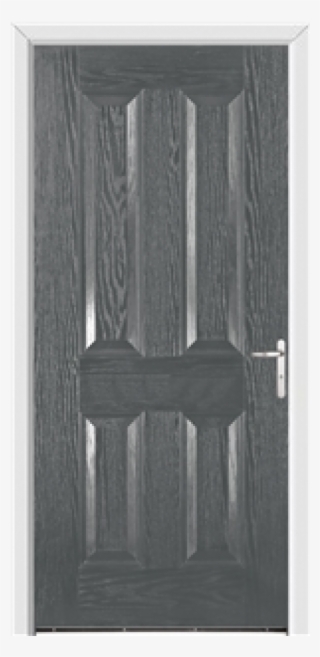 Richmond Grey External Fire Door With Frame And Ironmongery - Screen Door #9110004