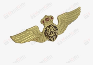 Metal Badge Personalized Wing Badge Metal Pin Gold - Golden Eagle #9110526