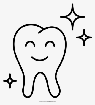Dibujo De Diente Feliz Para Colorear Ultra Coloring - Mensajes Dia Del Odontologo #9110748