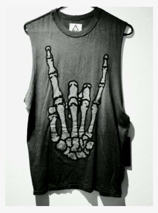 White Grunge T Shirts - Tank Top Rock N Roll #9112391