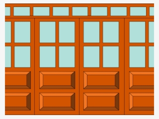 Door Clipart Wood Door - Door #9112434